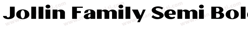 Jollin Family Semi Bold字体转换